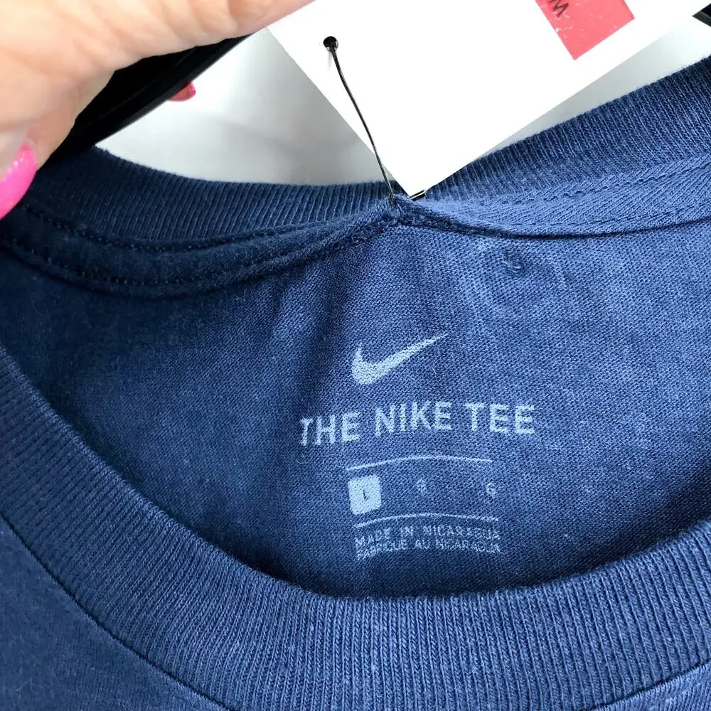 NIKE Womens Houston Astros City Connect Wordmark T-shirt Large Navy NWT NKAF-44B